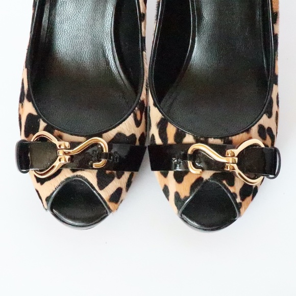 NWOT Cole Haan (Nike Air) leopard pumps 5.5 C - Picture 6 of 13